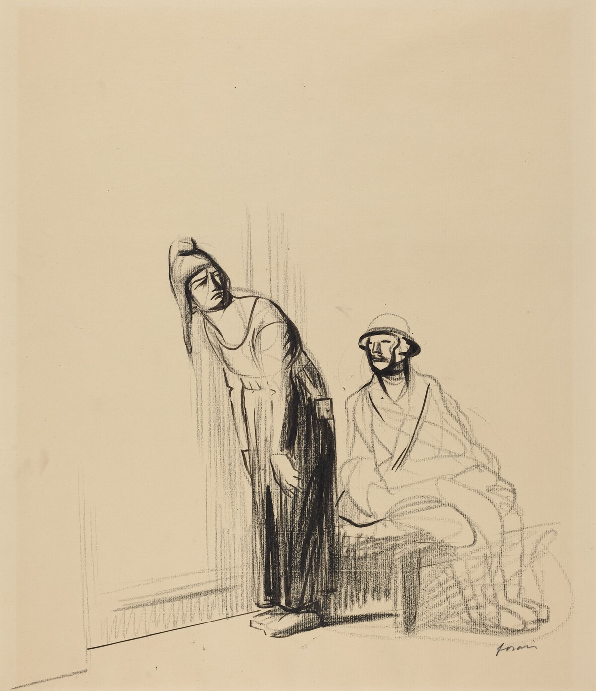 At the Peace Conference by Jean-Louis Forain