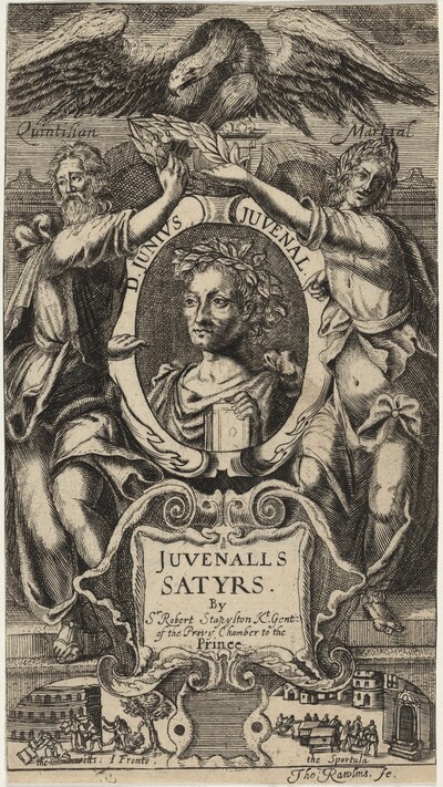 Title Page to Juvenal's Satyrs, by Sir R. Stapleton