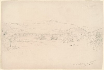 Study for "View of Mt. Washington"