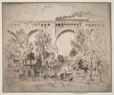 The Viaduct, D., L. & W. at Nicholson, Pa.