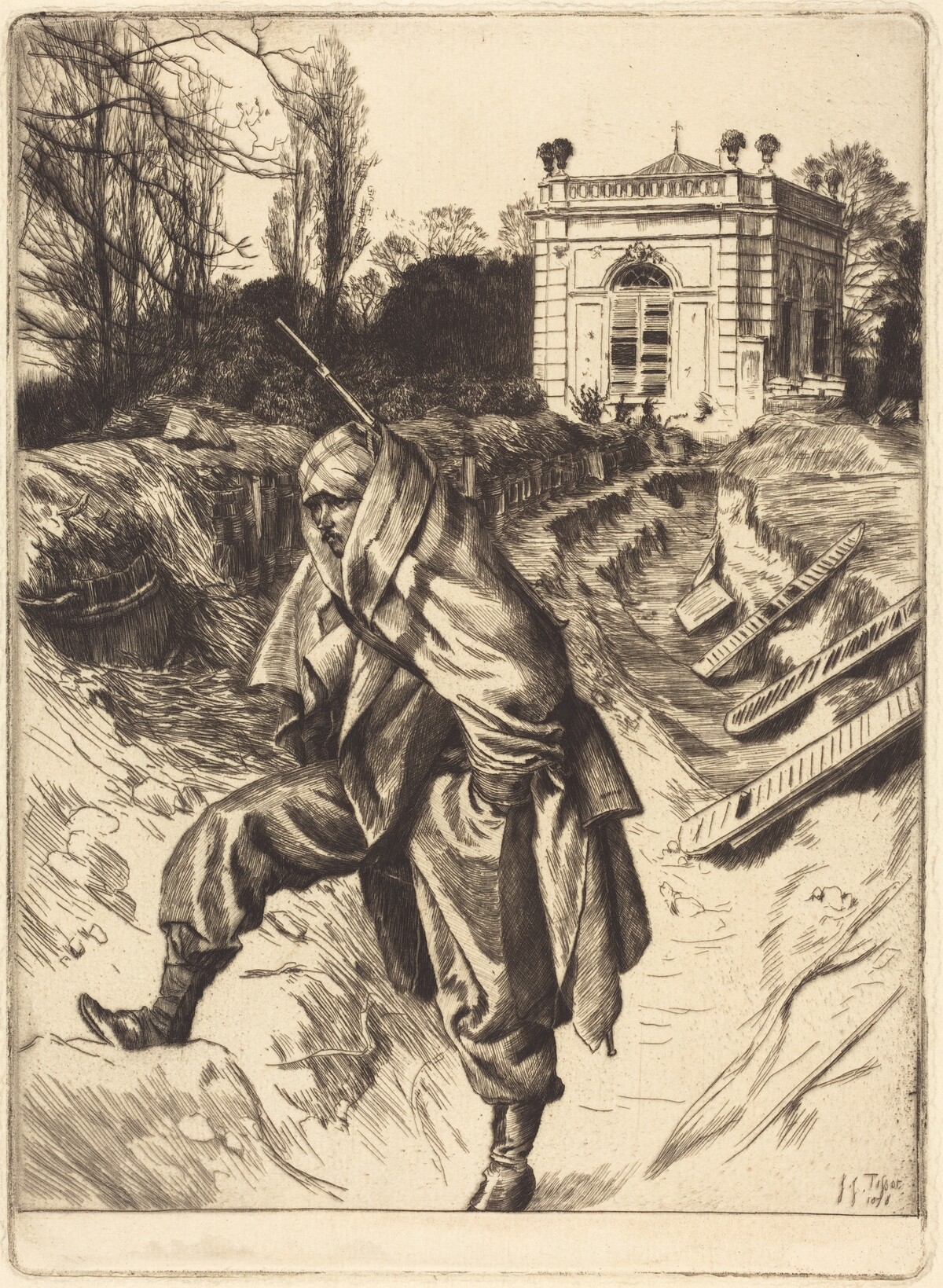 Grand Garde (Souvenir du siège de Paris) by James Jacques Joseph Tissot
