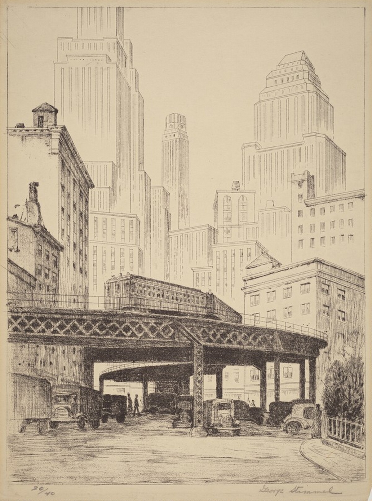 Untitled (New York Scene) by George Stimmel