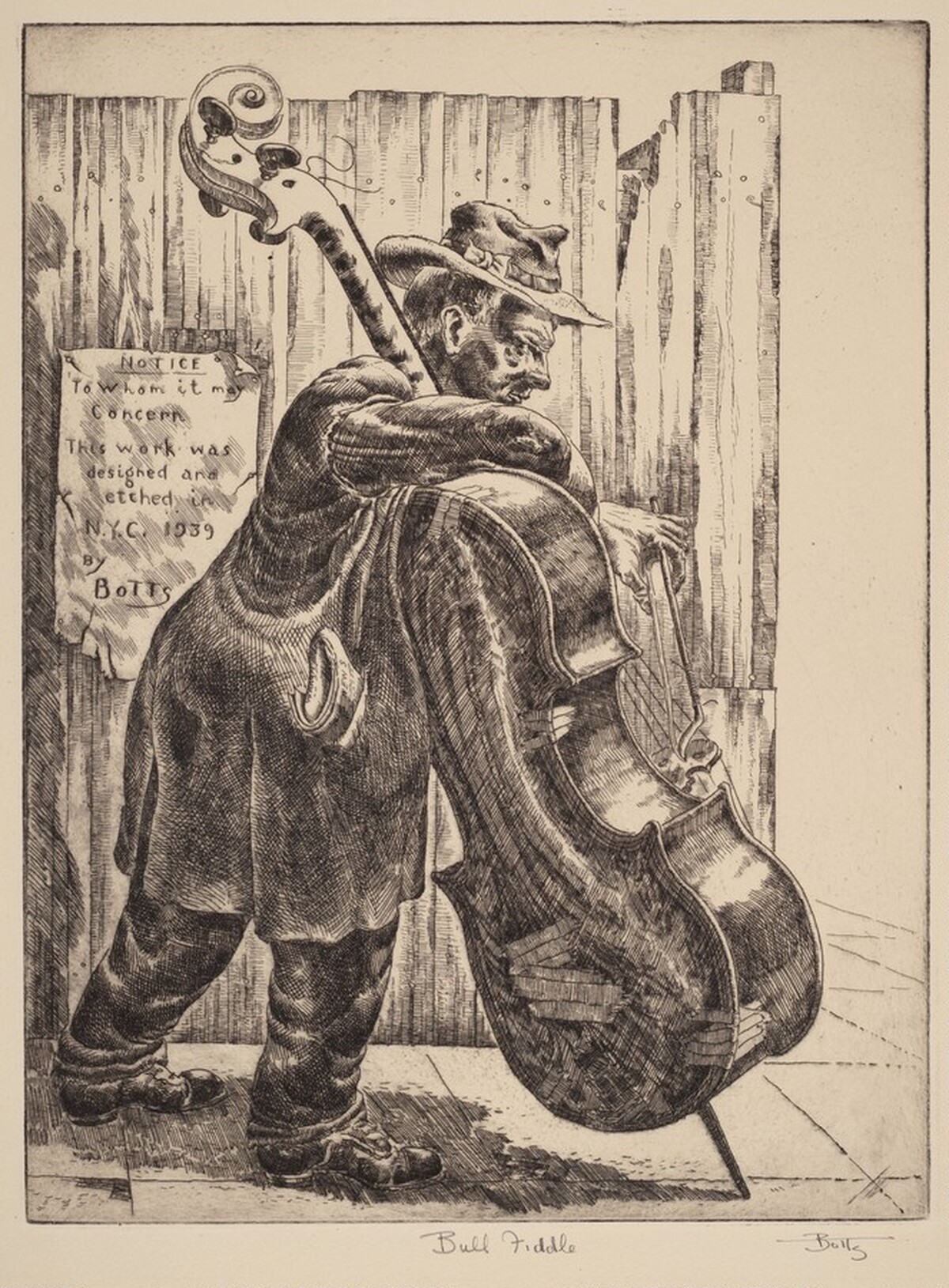 Bull Fiddle by Hugh Pearce Botts