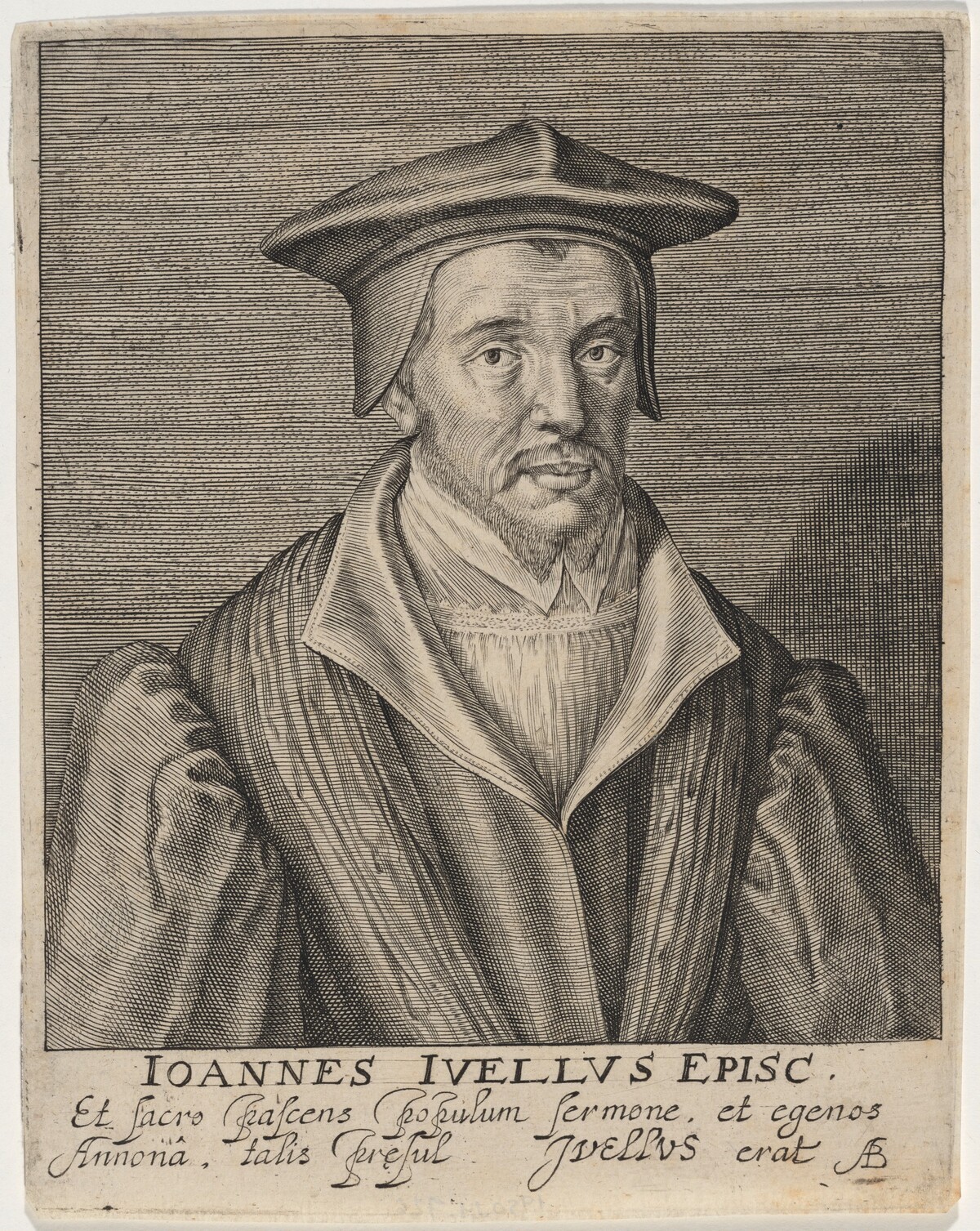 John Jewell, Bishop of Salisbury by Willem de Passe and Magdalena de Passe