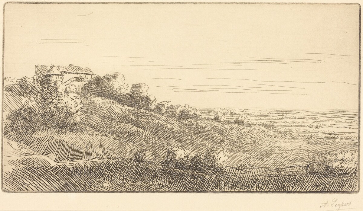 Valley of Veronne (La vallee de Veronne) by Alphonse Legros