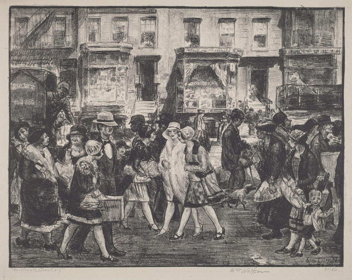 Fourteenth Street, NY by William Wolfson