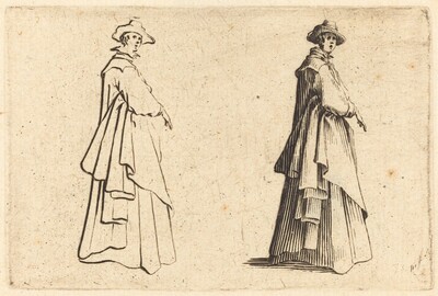 Lady in a Large Coat