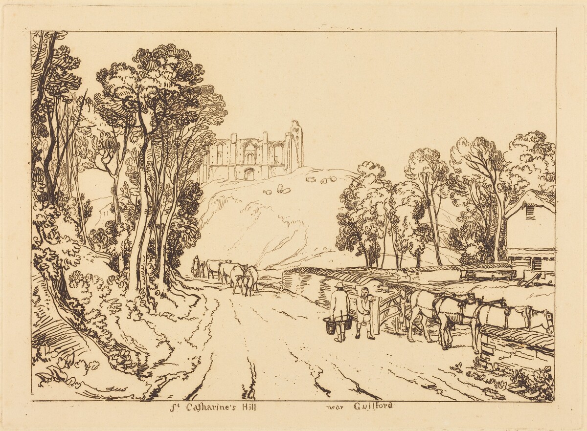 Saint Catherine's Hill Near Guilford by Joseph Mallord William Turner