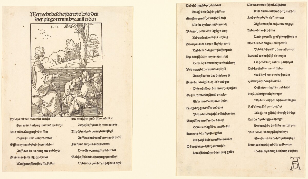 The School Teacher by Albrecht Dürer
