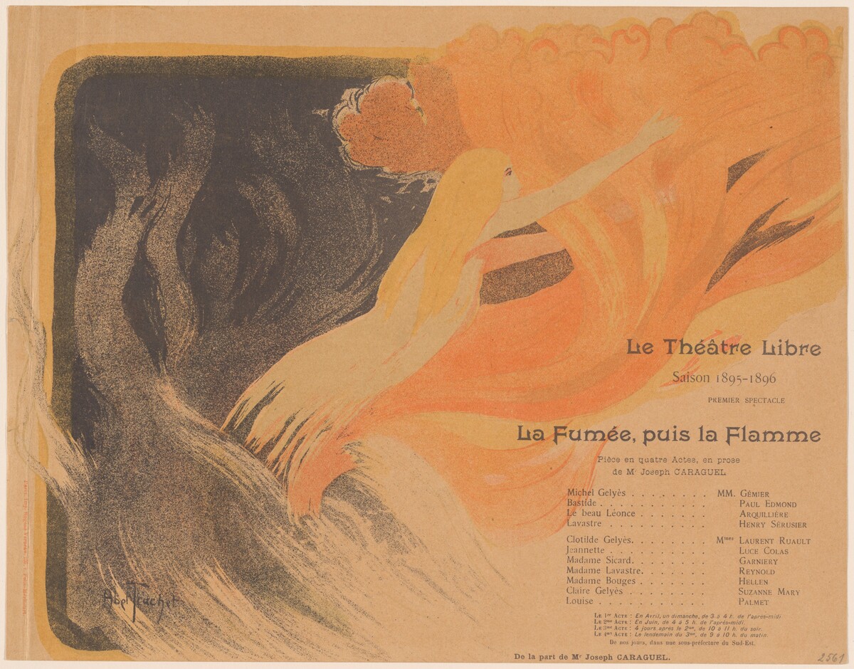 Théâtre Libre: La Fumée, puis la Flamme by Abel-Truchet