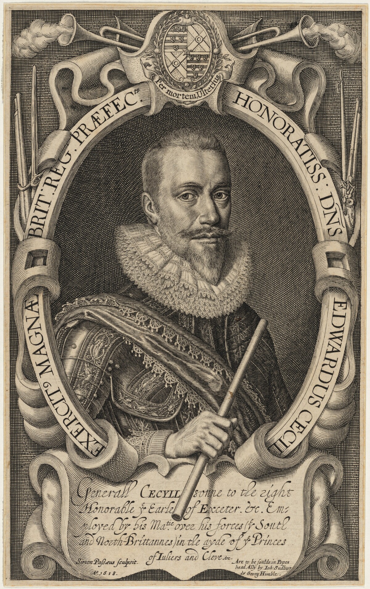 Edward Cecil, Viscount Wimbledon by Simon de Passe