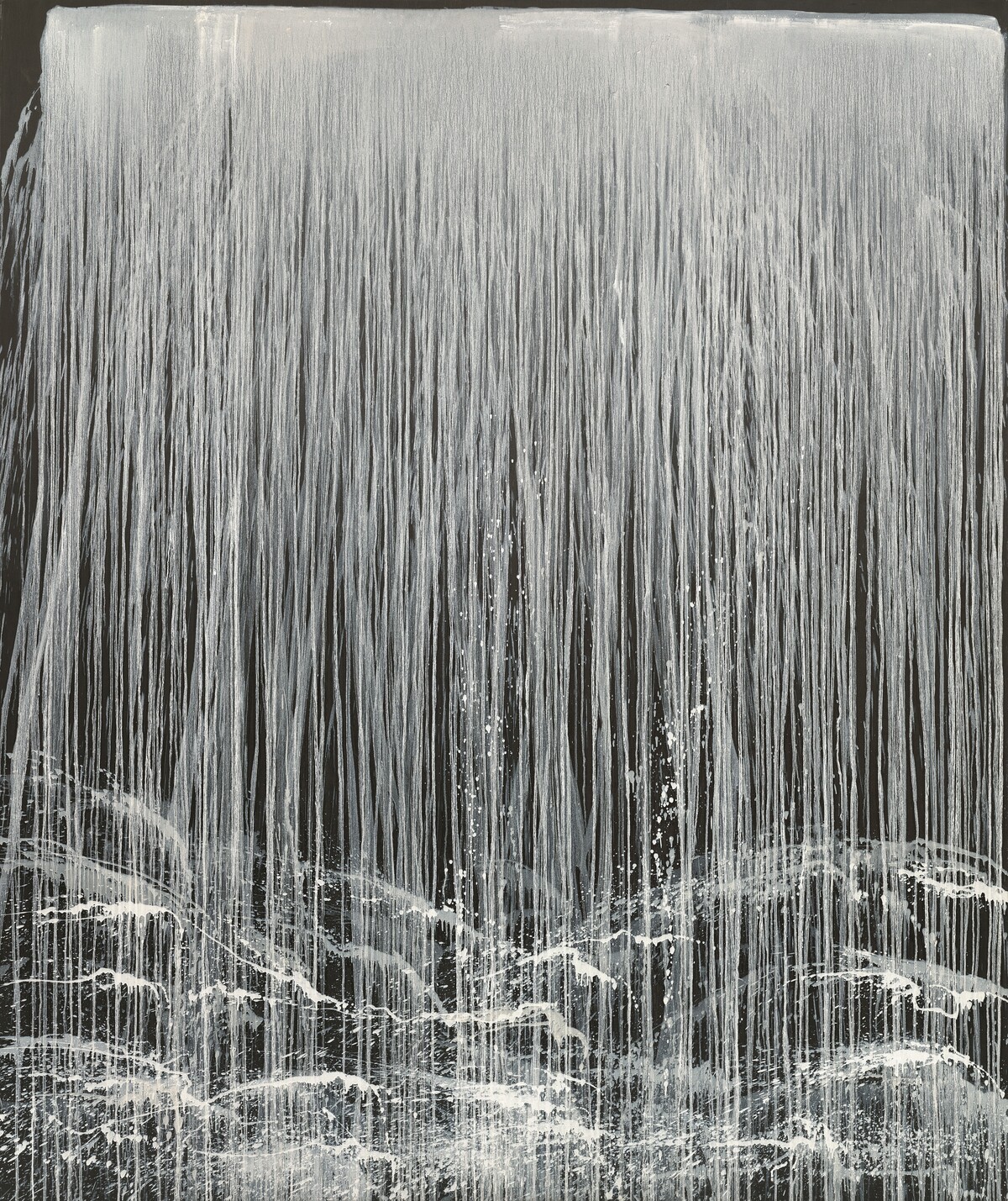 Curtain Waterfall by Pat Steir