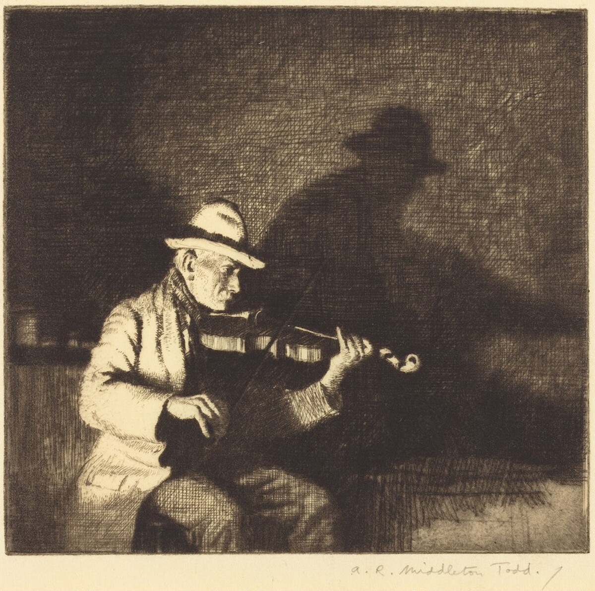 The Fiddler by Arthur Ralph Middleton Todd
