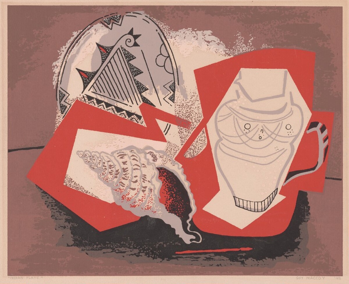 Indian Plate by Guy MacCoy