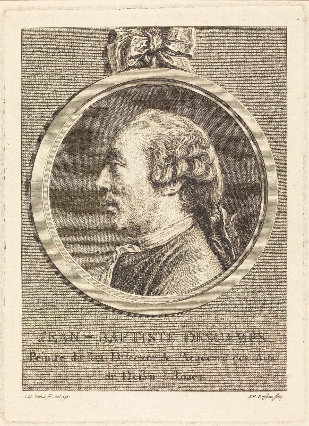 Jean Baptiste Descamps by Jean Francois Rousseau