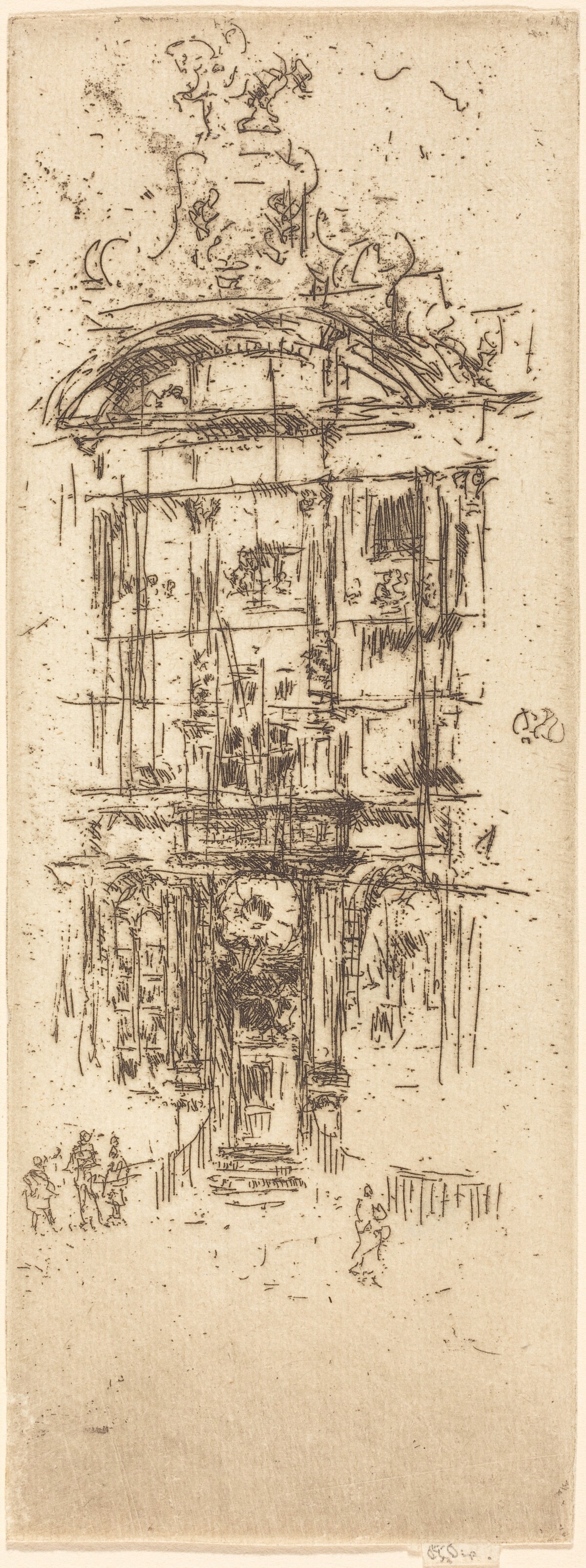 Gold-House, Brussels by James McNeill Whistler