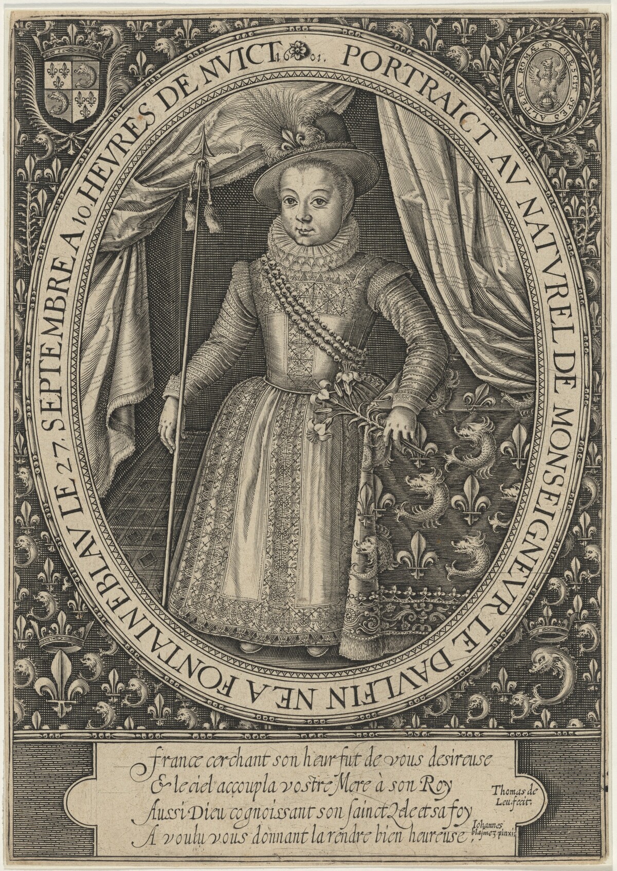 Louis XIII, King of France by Thomas de Leu