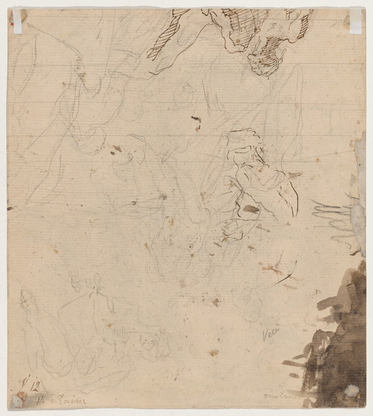 Figure Studies by Austrian 18th Century