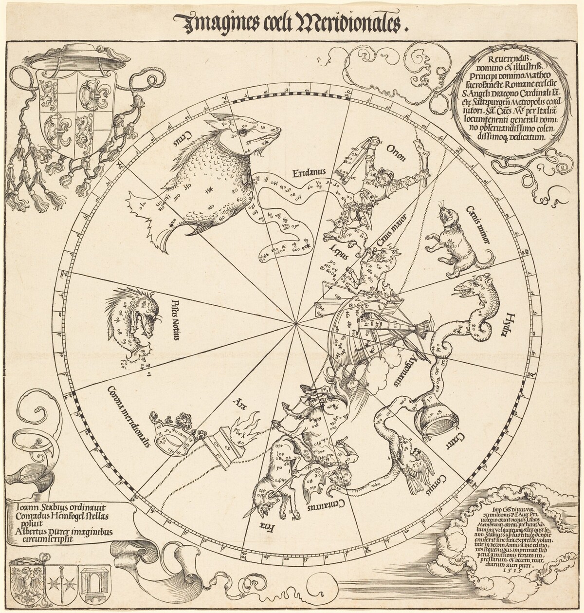 The Southern Celestial Hemisphere by Albrecht Dürer