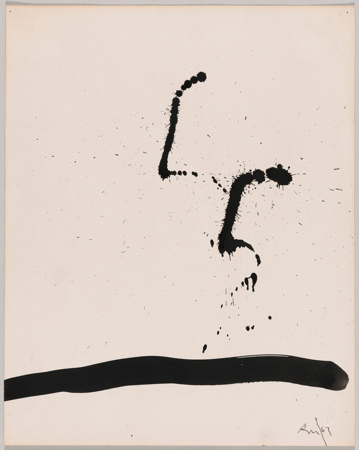 Untitled (Automatism) by Robert Motherwell