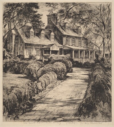 Williamsburg, Coke-Garrett Boxwood Garden
