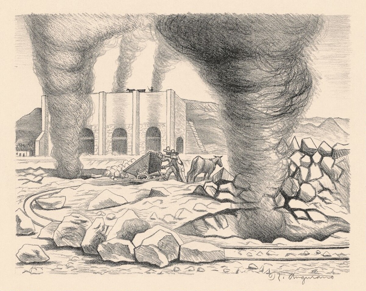 Lime Kilns in Tula by Raúl Anguiano