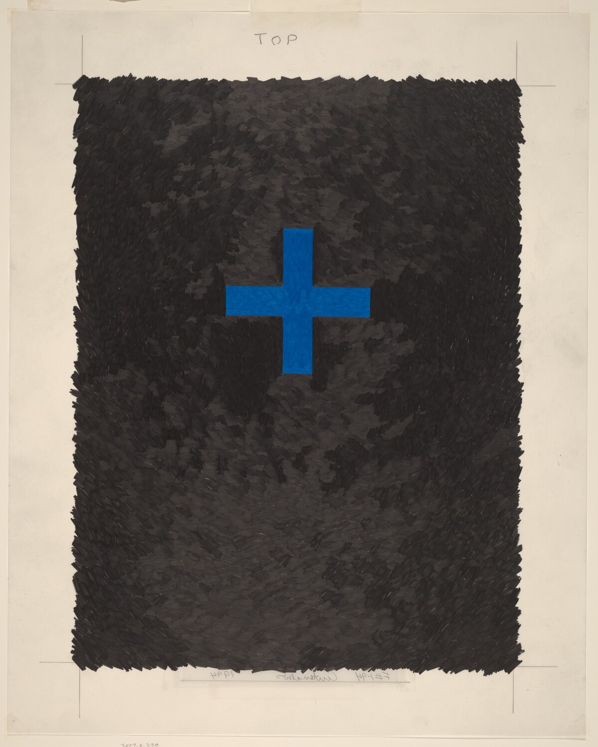 Untitled Drawing F#1 - 94 by Stephen Antonakos
