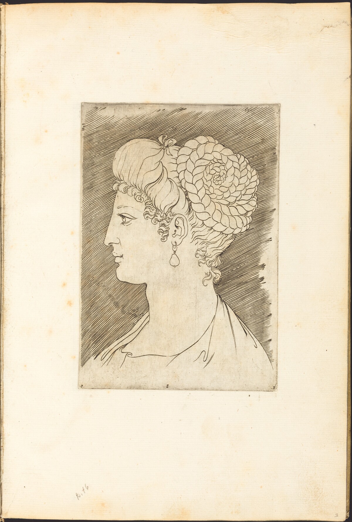 Print from Drawing Book by Luca Ciamberlano