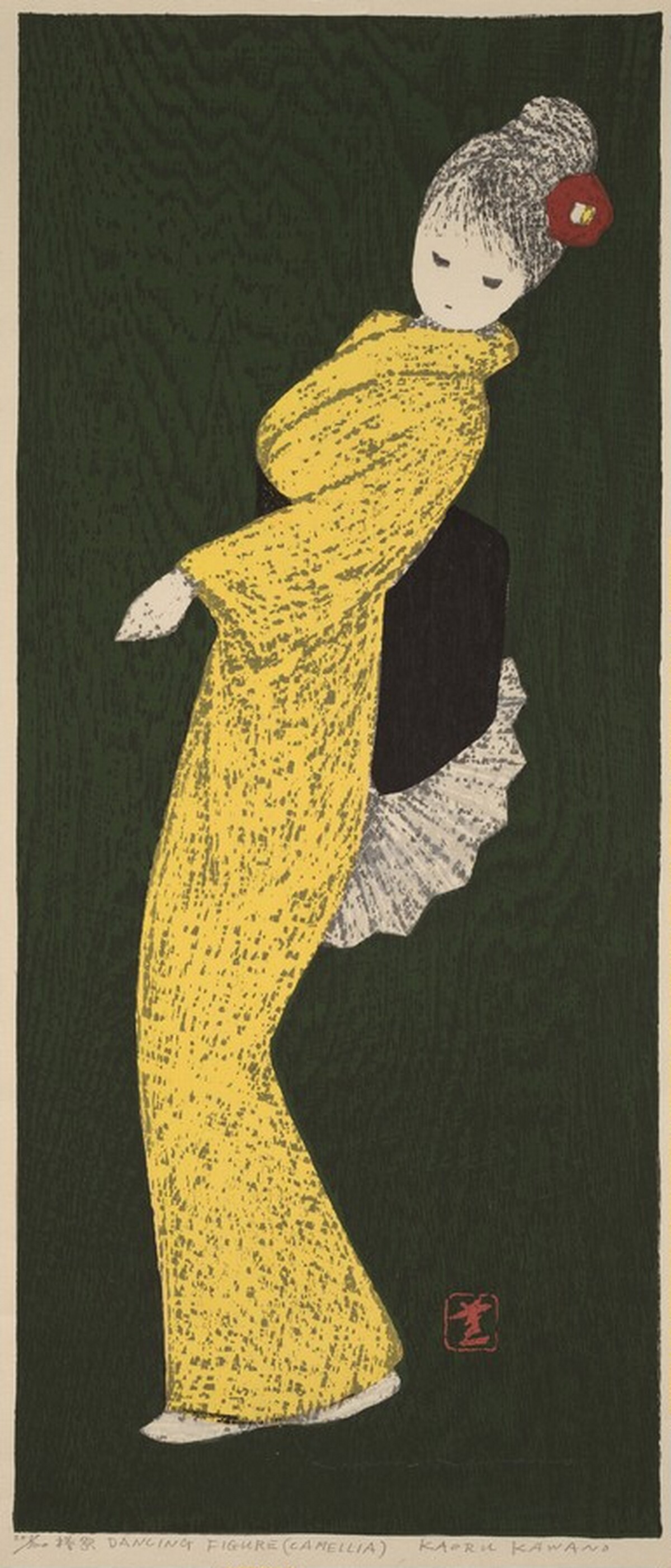 Dancing Figure (Camellia) by Kaori Kawano