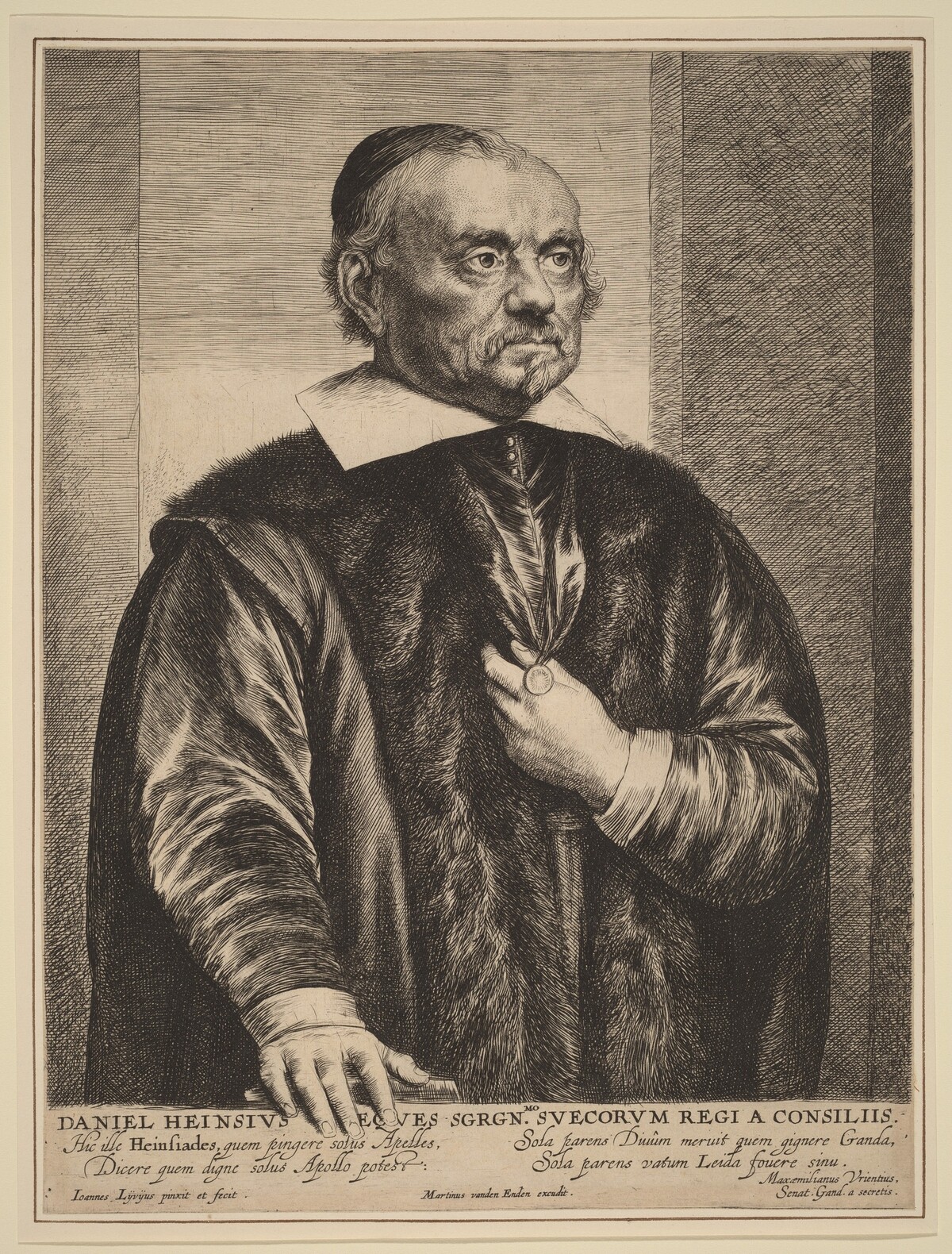 Daniel Heinsius by Jan Lievens