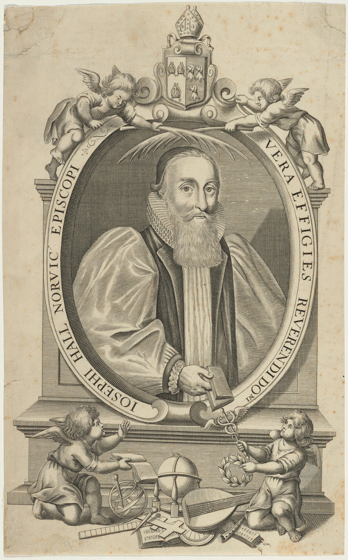 Rev. Joseph Hall, Bishop of Norwich by Unknown Artist