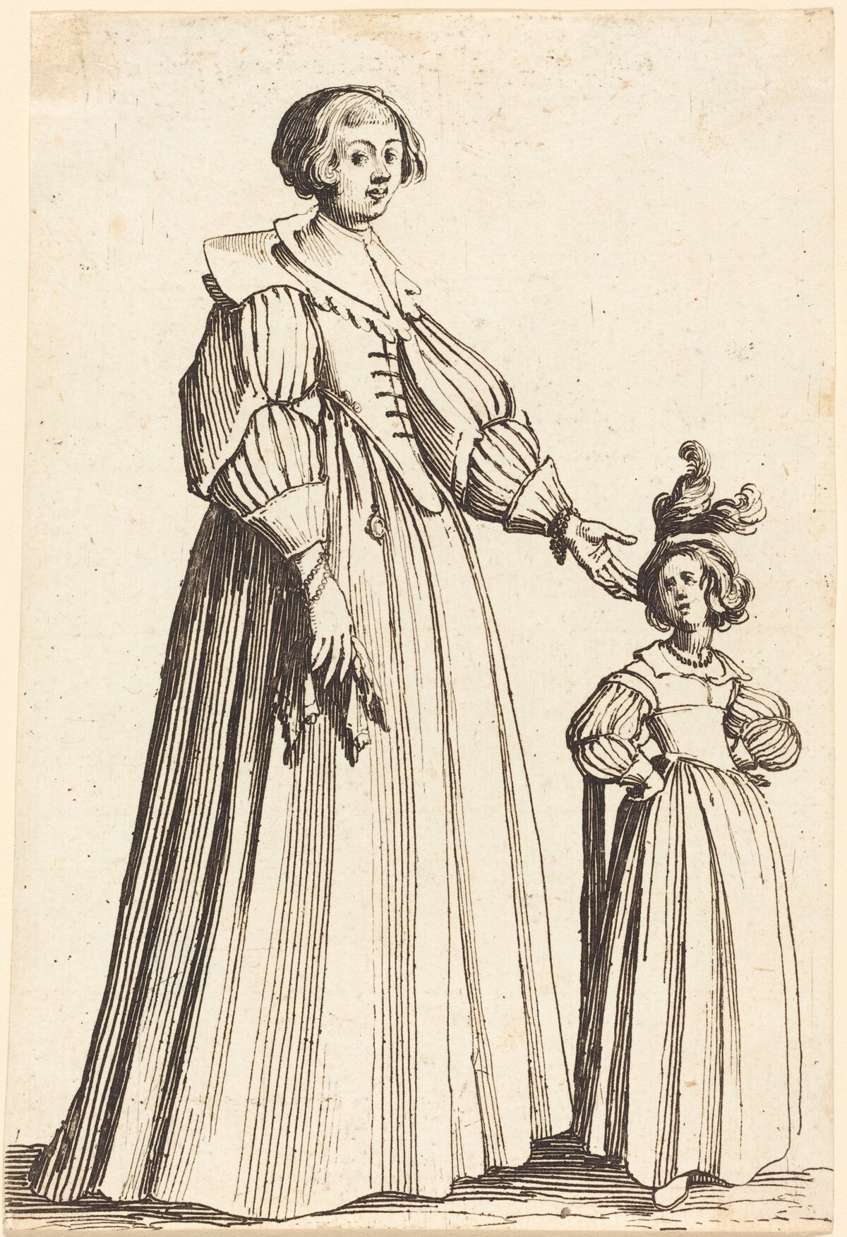 Catherine Kuttinger, Callot's Wife by Israel Henriet