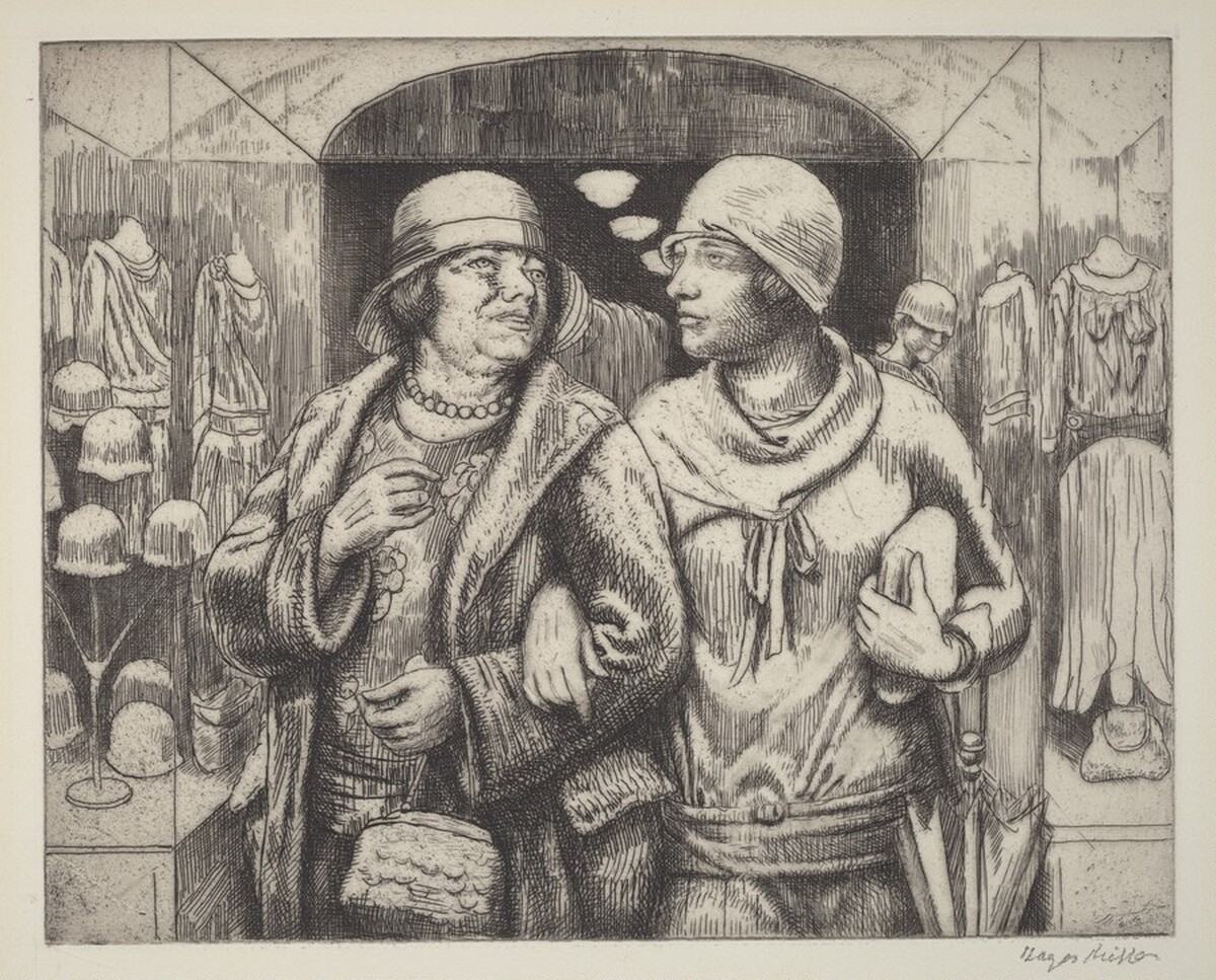 Leaving the Shop by Kenneth Hayes Miller