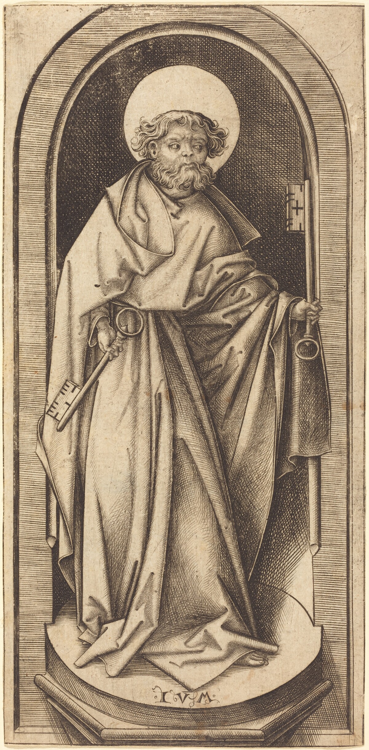 Saint Peter by Israhel van Meckenem