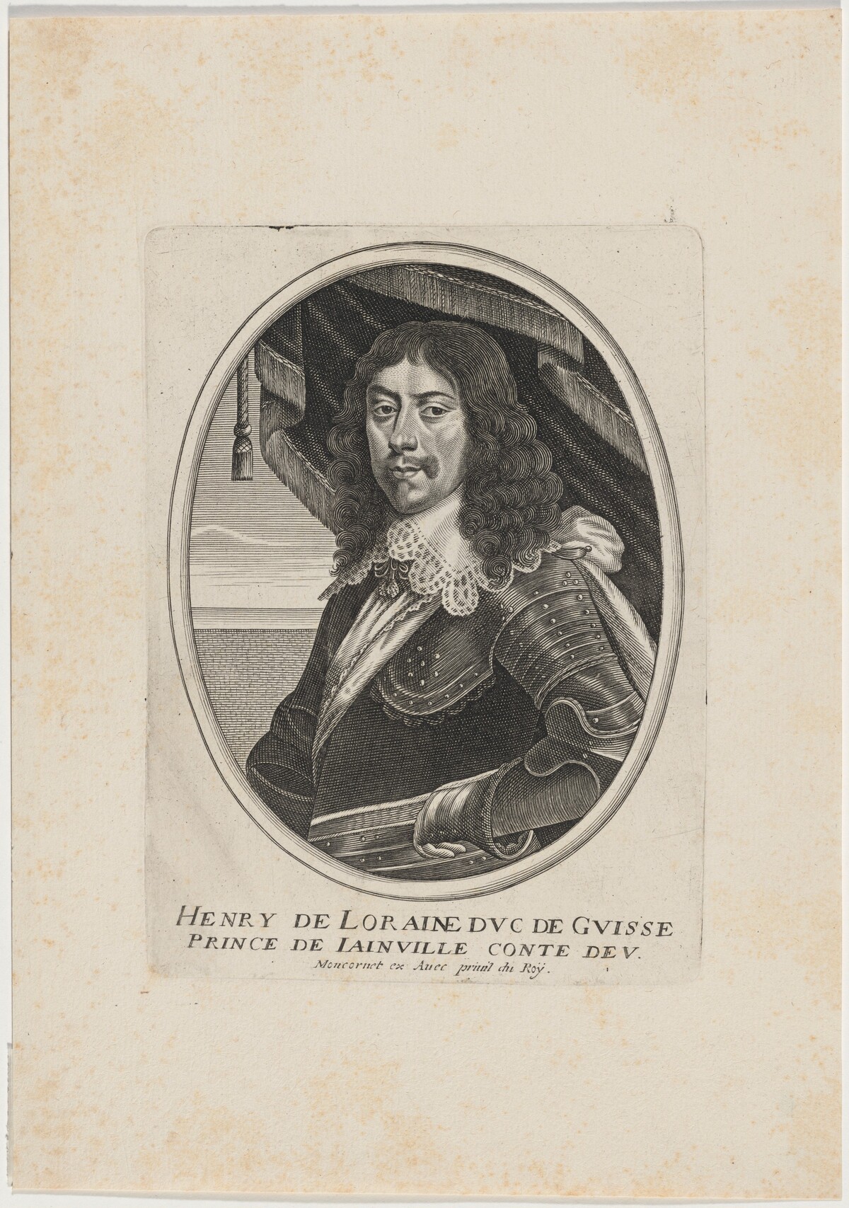 Henry de Lorraine, Fifth Duc de Guise by Balthasar Moncornet