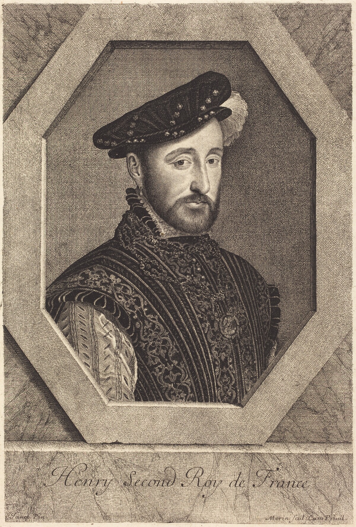 Henry II by Jean Morin after François Clouet