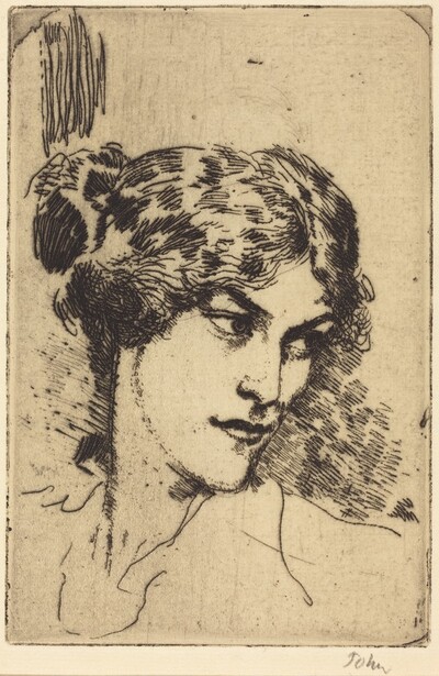 A Girl's Head - K