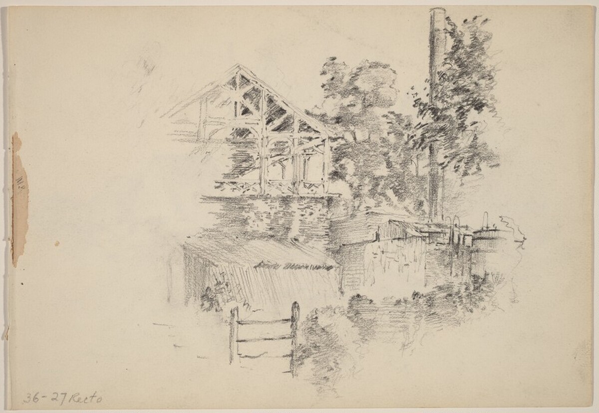 Untitled (Landscape) [recto] by John Marin