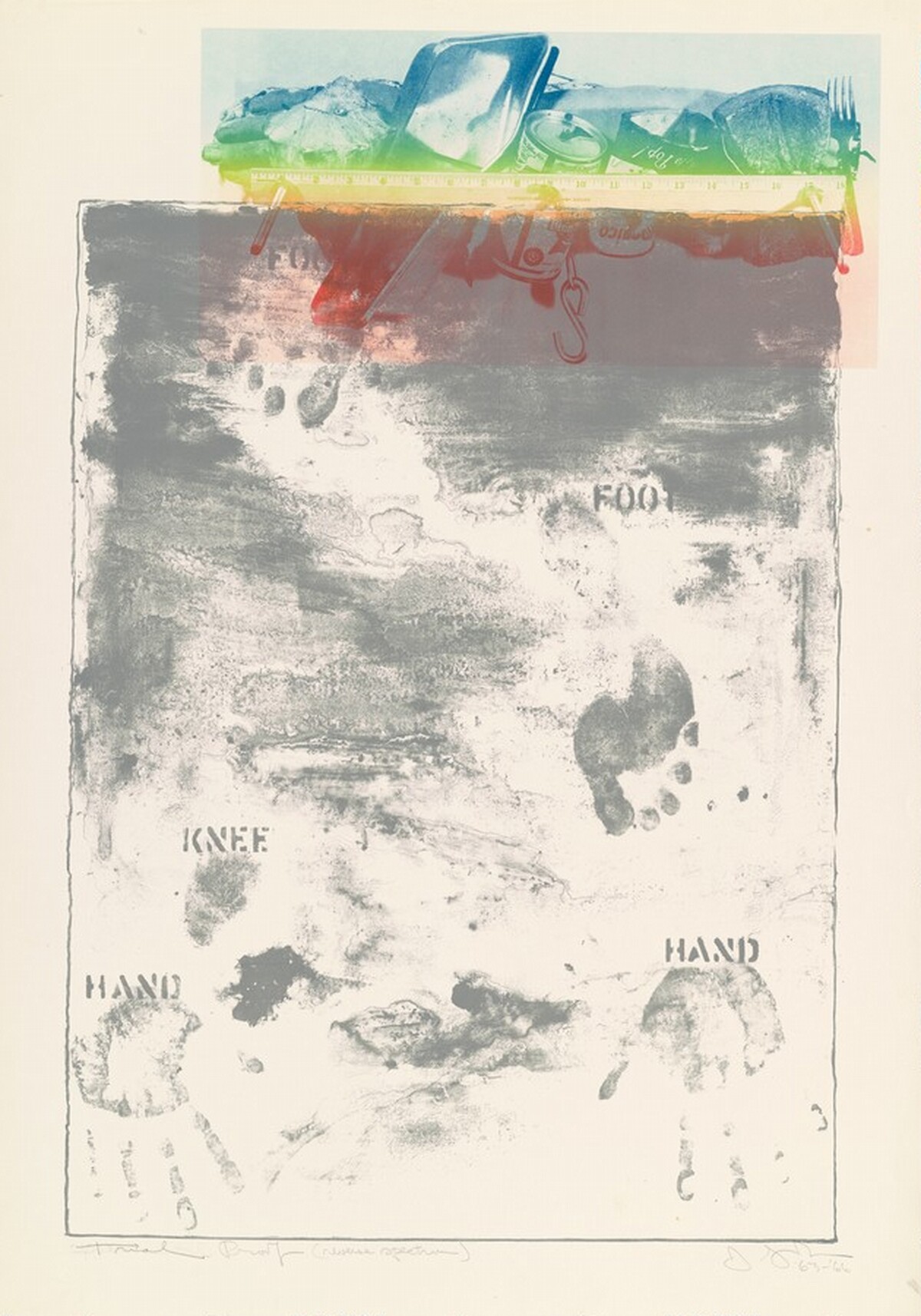 Pinion [trial proof] by Jasper Johns