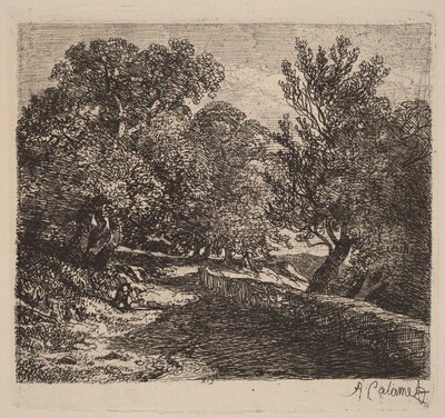 Man Resting by a Stone Wall