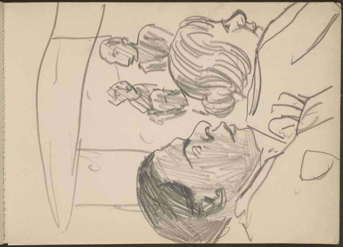 Zuschauer (At a Show) [p. 5] by Max Beckmann