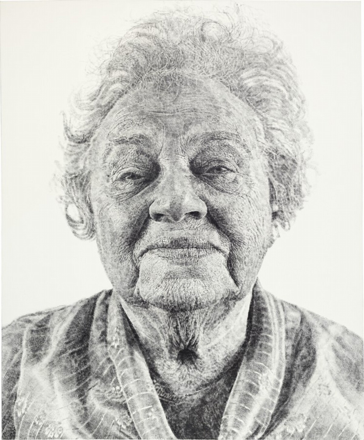 Fanny/Fingerpainting by Chuck Close