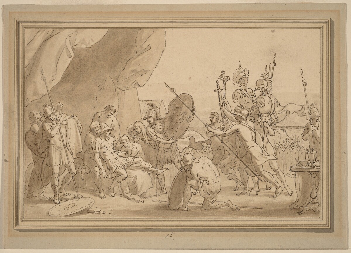 Death of a General by Benjamin West