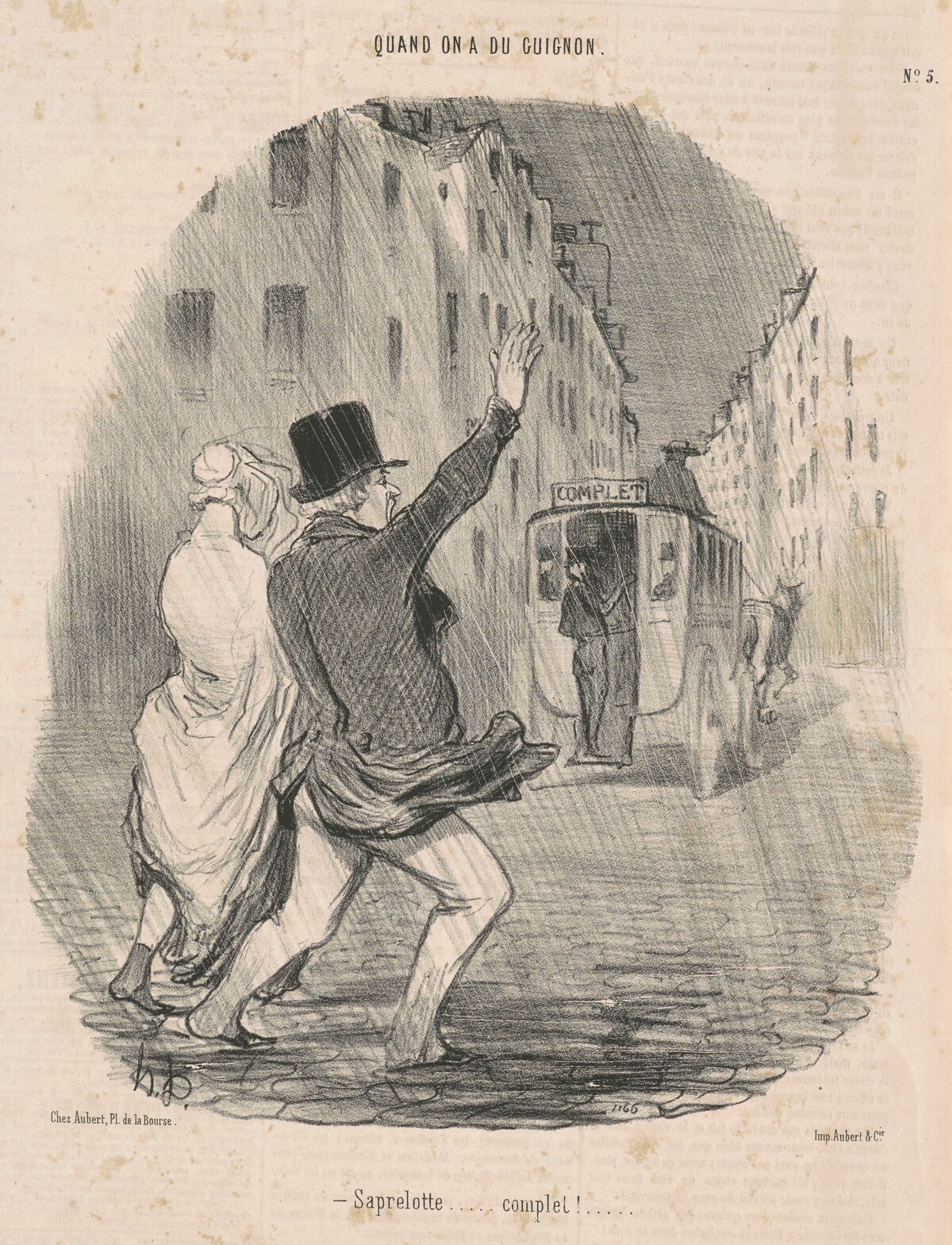 Saprelotte ... Complet! ... by Honoré Daumier