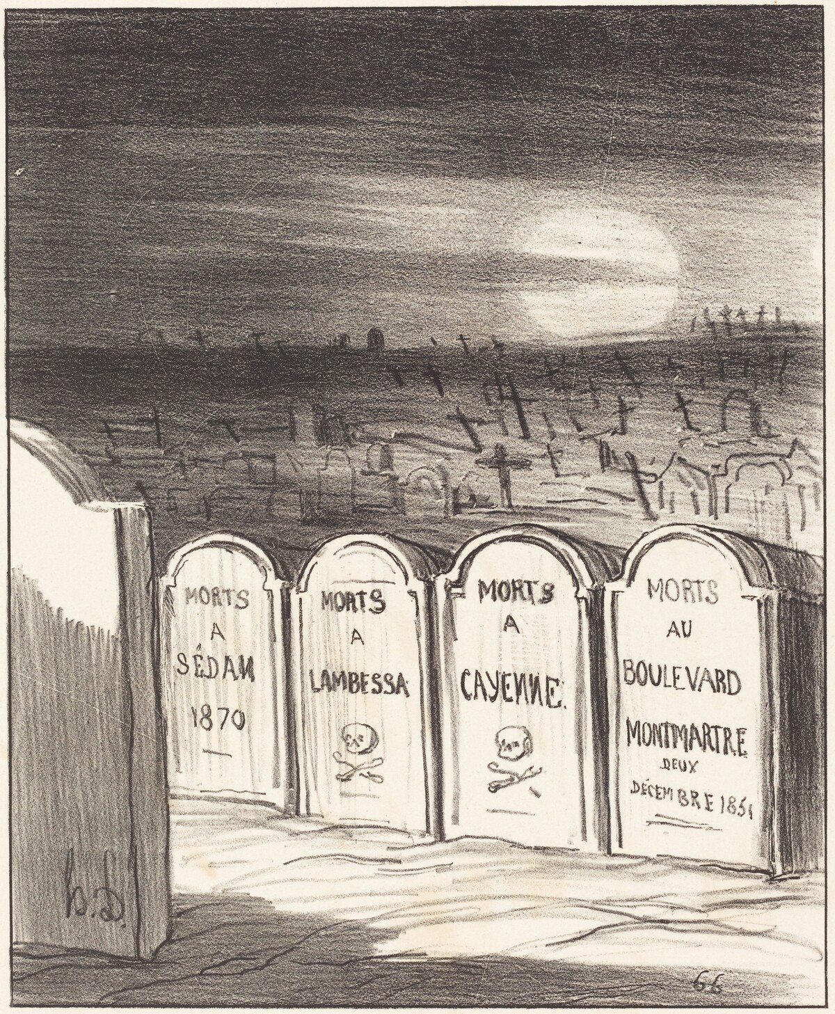 Square Napoléon by Honoré Daumier