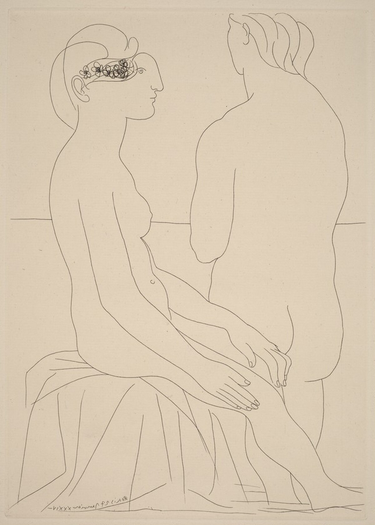 Female Bathers (Femmes au bain) by Pablo Picasso
