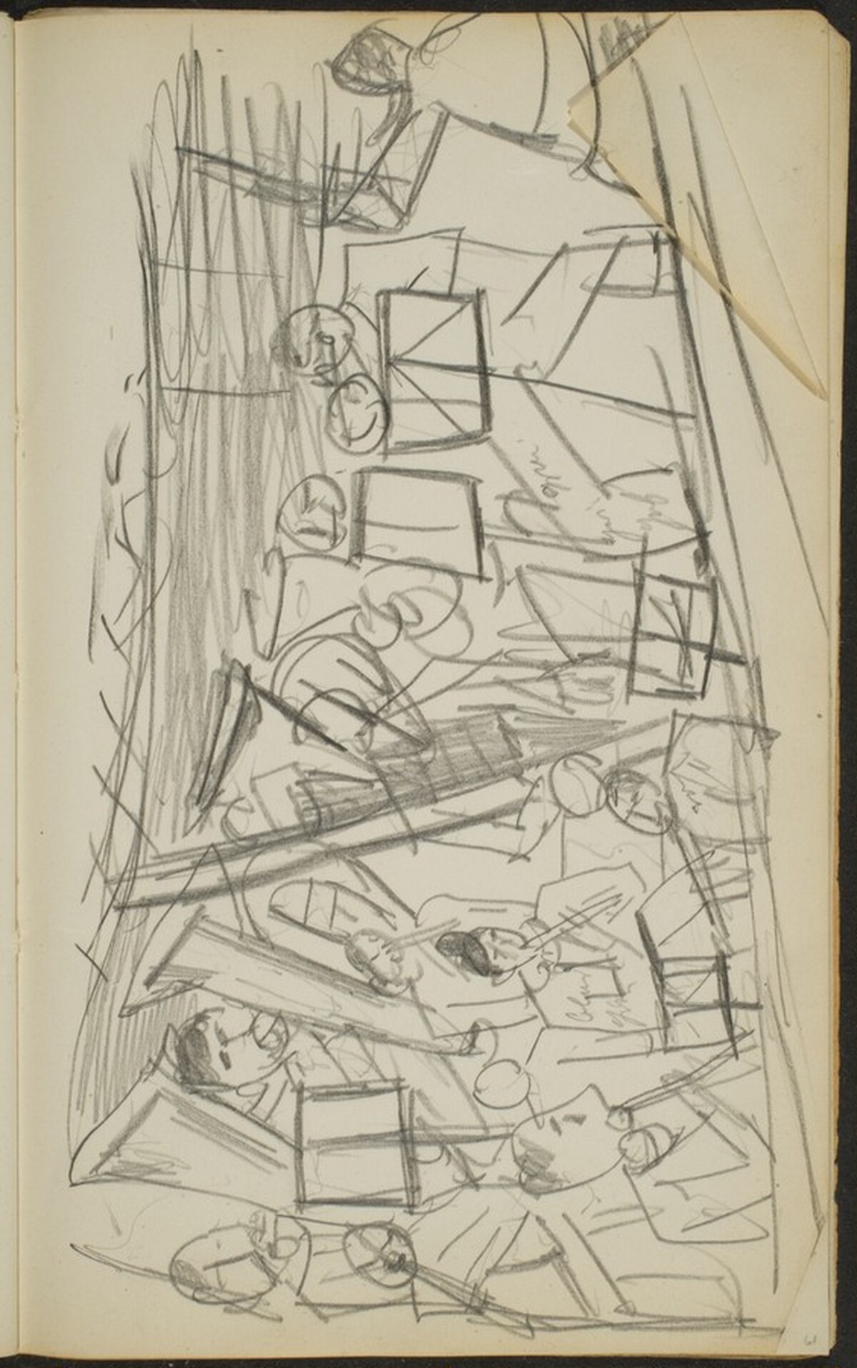 Orchester (Orchestra) [p. 61] by Max Beckmann