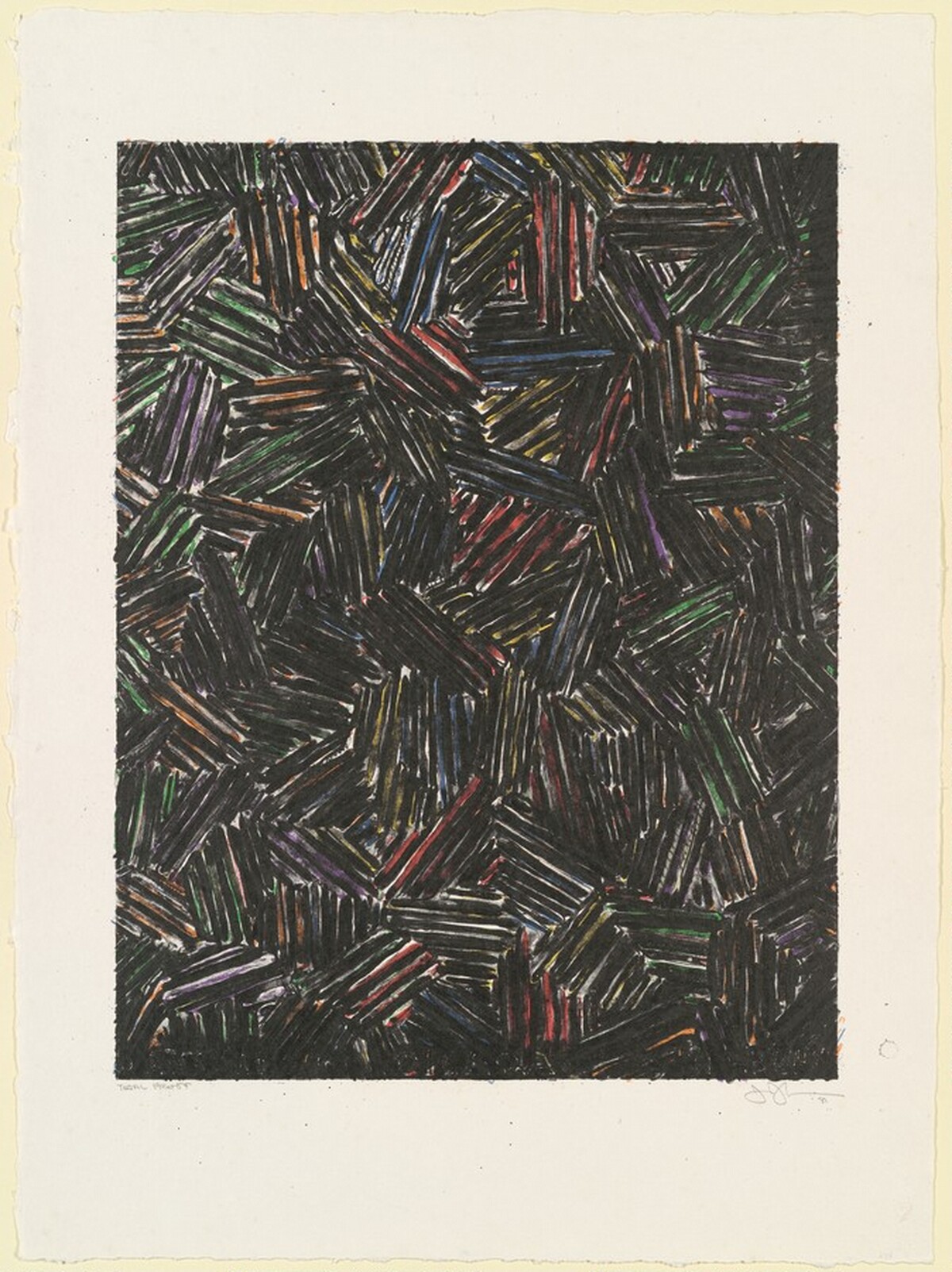 Cicada [trial proof] by Jasper Johns