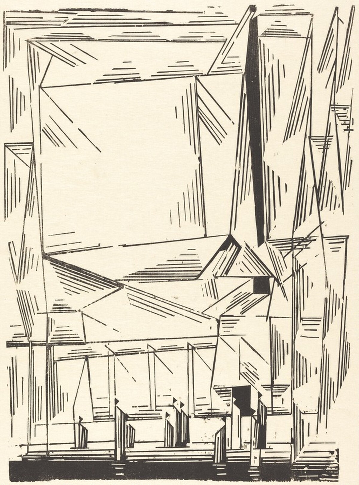 Gelmeroda by Lyonel Feininger