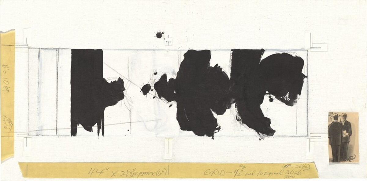 Study for "Reconciliation Elegy" by Robert Motherwell